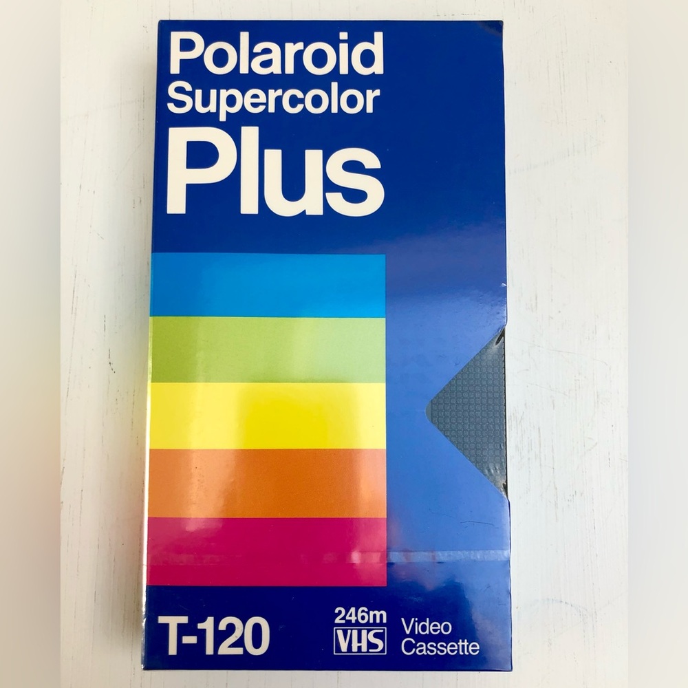 NEW Sealed Polaroid Supercolor Plus VHS Video Cassette Tape